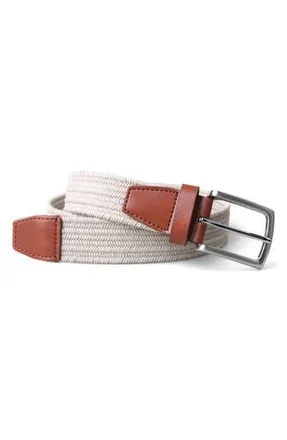 PX Los Angeles Stretch Braided Belt in Beige at Nordstrom Rack, Size 40