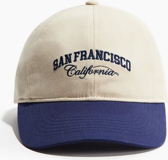 H&M Twillcap mit Motivstickerei - Blue