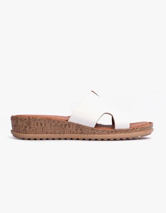 Hush Puppies Womens Hush Puppies ELOISE Womens Sandals White - Size: 5