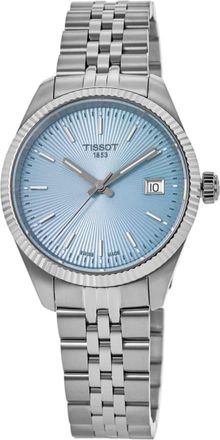 Tissot Ballade Quartz 34mm Blue Dial Stainless Steel Womens Watch T156.210.11.351.00