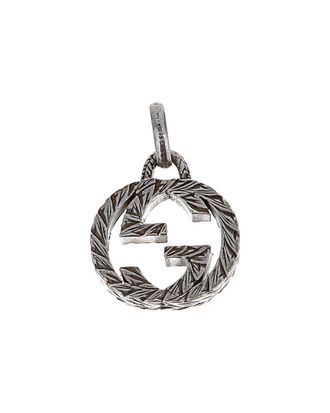 Gucci Silver Interlocking G Pendant