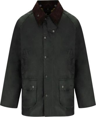 Barbour Bedale Wax Jacket - Heren - Jassen - Groen - Maat: 3XS Katoen