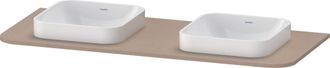 Duravit Duravit Happy D.2 Plus Console, 1300x550 Mm, 2 D&eacute;coupes, Pour