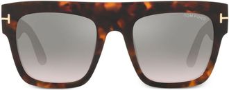 Tom Ford Eyewear Renne square-frame sunglasses - women - Acetate - 52 - Green