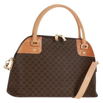 Celine Pre-owned Plastic Handtas - Dames - Vintage Handtas - Bruin - ONE Size - Leer - Vintage