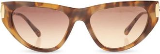 Chlo&eacute; Cat Eye Zonnebril - Dames - Zonnebrillen - Bruin - 54 MM - Accessoires