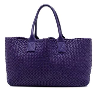 Bottega Veneta Pre-owned Bottega Veneta Medium Lambskin Intreccio Cabat Tote Ladies H4QZJL1RT1QPHV7F