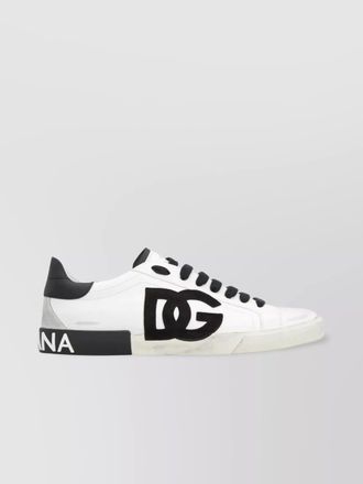 Dolce & Gabbana calf leather low-top sneakers