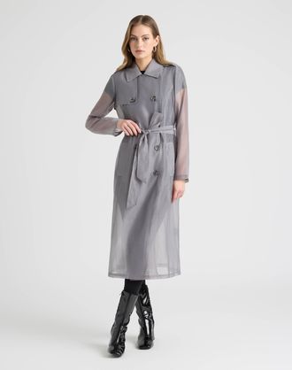 NVLT Womens Belted Trench Coat