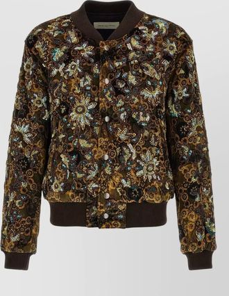 Dries Van Noten embellished bomber jacket