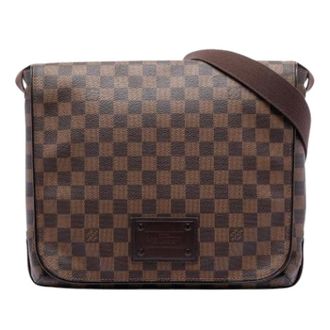 Louis Vuitton Pre-owned Cross Body Bags, female, Brown, Size: ONE SIZE Pre-owned Brooklyn MM