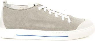 Cerruti Gray Cowhide Men Mens Sneaker