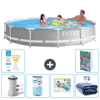 Intex Piscina Prism Frame Redonda - 366x76 Cm - 7-piezas S347