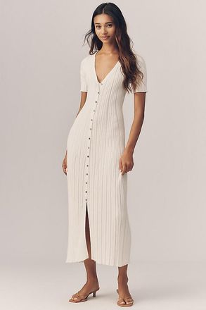 Varley Elena Knit Midi Dress