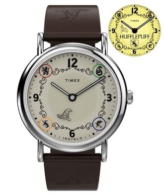 Timex Harry Potter X Timex Weekender Hufflepuff House Unisex Horloge Bruin TW2Y76600