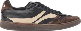 Iceberg Low-Top Colour-Block Sneakers - Heren - Schoenen - Veelkleurig - Maat: 45 EU Leer