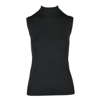 Sportmax Dames, Truien, Zwart, Maat: S Wol