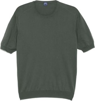 Fedeli T-shirt in maglia fine - Verde