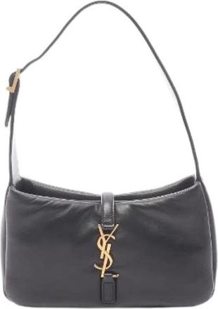 Saint Laurent Pre-owned Paris LE 5 A 7 Lambskin Handbag - Dames - Vintage Schoudertas - Zwart - ONE Size - Vintage