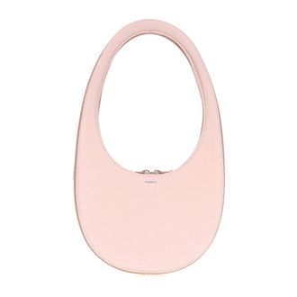 Coperni Tassen, Dames, Roze, ONE Size, Leer, Swipe Schoudertas