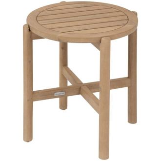 Hesperide Mesa Auxiliar De Jard&iacute;n Redonda Deona 50cm X 54cm En Acacia - Hesp&eacute;ride