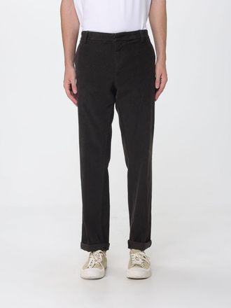Dondup Gaubert Slim Fit Corduroy Chino Trousers with Turn-up Hem