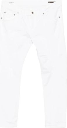Dondup Slim-fit Jeans - Heren - Slim Fit Jeans - Wit - W36 - Denim - Jeans
