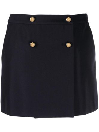 ALEXANDER MCQUEEN Mini lenght wool skirt アレキサンダー Alexander Mcqueen Mini Lenght Wool Skirt | THE WISHLINE