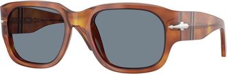Persol PO3380S 96/56 Mens Sunglasses Brown Size 52