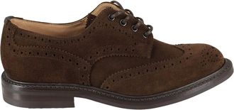 Trickers Laced Shoes, male, Brown, Size: 8 1/2 US Bourton Country Shoe