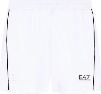 Emporio Armani Shorts 7M001525 - Heren - Korte Broeken - Wit - M - Polyester - Korte Broeken