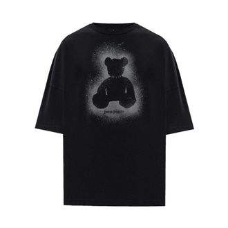 Palm Angels T-Shirts, male, Black, Size: S T-Shirt