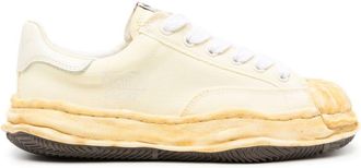 Miharayasuhiro Blakey Original Sole canvas sneakers - unisex - Rubber/Calf Leather/Canvas - 40 - Neutrals