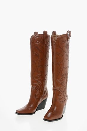 Stella McCartney Stivali Texani COWBOY in Ecopelle 8cm Stella McCartney