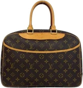 Louis Vuitton Pre-owned Boston Bag - Dames - Vintage Handtas - Bruin - ONE Size - Leer - Vintage