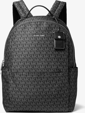 Michael Kors Sable Large Printed Signature Logo Backpack