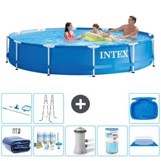 Intex Piscina Con Estructura Redonda - 366x76 Cm - 7-piezas S41577