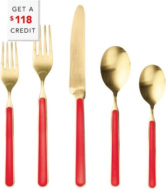 Mepra 20Pc Fantasia Ice Flatware Set With $118 Credit