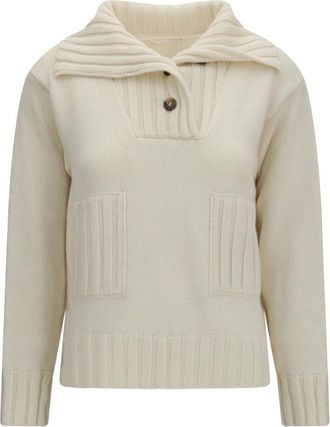 adidas by Stella McCartney Maglione con collo a coste di Ella - - Sport - Donna - Bianco - S