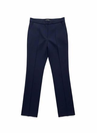 La Petite Robe Di Chiara Boni Womens Nuccia Crop Pant In Blu Notte