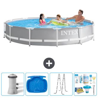Intex Piscina Prism Frame Redonda - 366x76 Cm - 7-piezas S22496