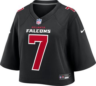 Nike Bijan Robinson Atlanta Falcons Nike Womens NFL Cropped Tundra Game Jersey in Black | WCJF00A96F-BFW