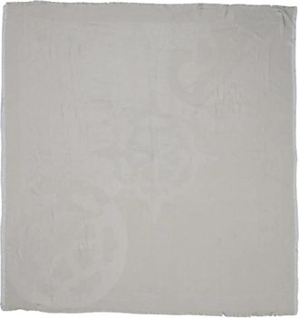 Guess Geprinte Viscose Sjaal - Dames - Sjaals - Beige - ONE Size - Accessoires