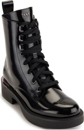 DKNY Talma Combat Boot in Black at Nordstrom Rack, Size 5.5