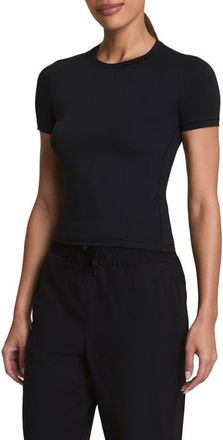 Spanx Bare Naked T-Shirt in Very Black at Nordstrom, Size X-Small