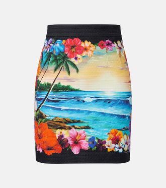 Dolce & Gabbana Minifalda estampada