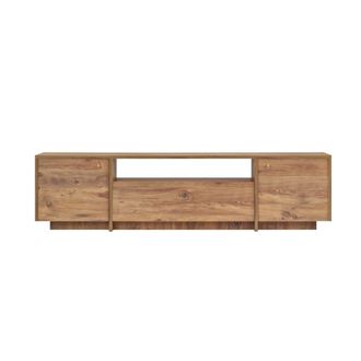 Calicosy Mueble tv 2 puertas, 1 abatible y 1 hueco a180 cm - efecto pino