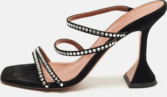 Amina Muaddi Naima Crystal Embellished