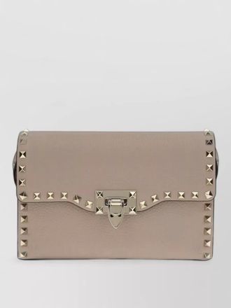 Valentino Garavani calf leather bos taurus shoulder bag studded
