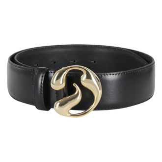 Erika Cavallini Semi Couture Belts, female, Black, Size: M Belt Noemi